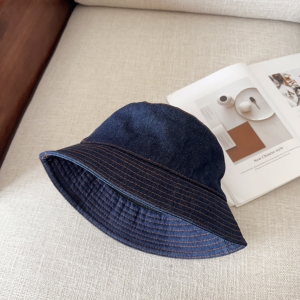Prada Denim Blue Fabric Bucket Hat