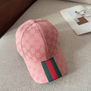 Gucci Pink Original GG Canvas Baseball Hat