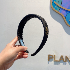 Prada Black Nylon Headband