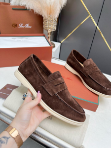 Brunello Cucinelli Suede Leather Penny Loafer Brown Brunello Cucinelli Suede Leather Penny Loafer Brown