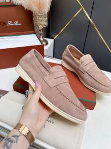 Brunello Cucinelli Suede Leather Penny Loafer Pink Brunello Cucinelli Suede Leather Penny Loafer Pink