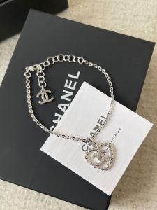 Chanel Crystals CC Heart Bracelets