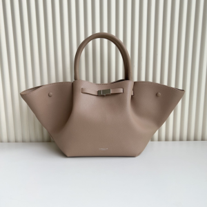 Demellier The New York Small Grained Leather Tote Shoulder Bag Nude Demellier The New York Small Grained Leather Tote Shoulder Bag Nude