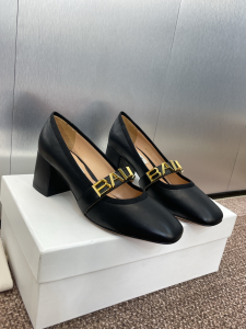 Bally Spell Lettering Details Leather Pumps Black 50MM Bally Spell Lettering Details Leather Pumps Black 50MM