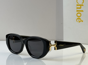 Chloe Marcie Oval Luxury Eyewear Sunglasses CH0237S Black Chloe Marcie Oval Luxury Eyewear Sunglasses CH0237S Black