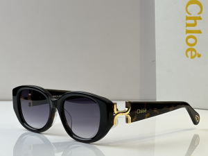 Chloe Marcie Oval Luxury Eyewear Sunglasses CH0237S Black Chloe Marcie Oval Luxury Eyewear Sunglasses CH0237S Black