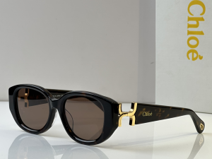 Chloe Marcie Oval Luxury Eyewear Sunglasses CH0237S Dark Brown Chloe Marcie Oval Luxury Eyewear Sunglasses CH0237S Dark Brown