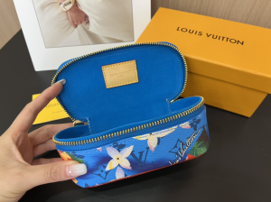 Louis Vuitton Sunglasses Pouch Blue