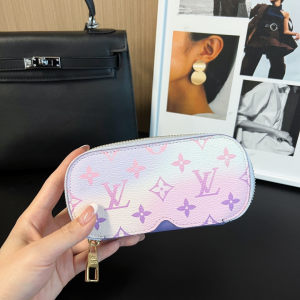 Louis Vuitton Sunglasses Pouch Purple White