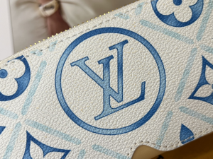 Louis Vuitton Sunglasses Pouch White Blue