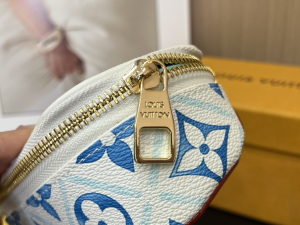 Louis Vuitton Sunglasses Pouch White Blue