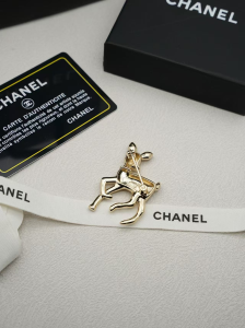 Chanel Crystal CC Deer Brooch