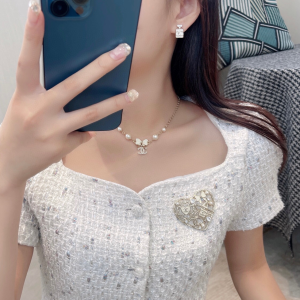 Chanel Heart Charms Brooch