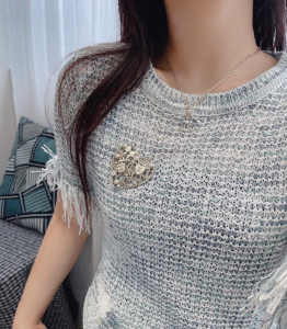 Chanel Heart Charms Brooch