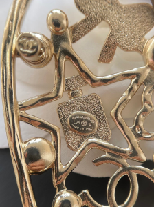 Chanel Heart Charms Brooch