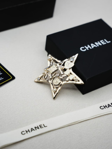 Chanel Star Charms Brooch