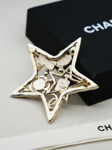 Chanel Star Charms Brooch