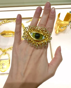 Schiaparelli Eye Burst Rings