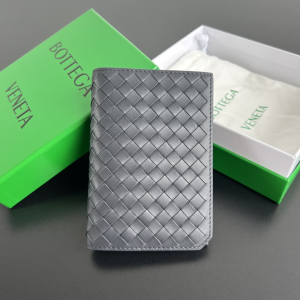 Bottega Veneta Intrecciato Leather Piccolo Passport Case Wallet Navy Blue Bottega Veneta Intrecciato Leather Piccolo Passport Case Wallet Navy Blue