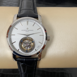 Vacheron Constantin Traditionnelle 6000T Platinum Leather Watch Black Vacheron Constantin Traditionnelle 6000T Platinum Leather Watch Black