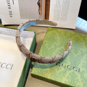 Gucci Beige GG Canvas Headband