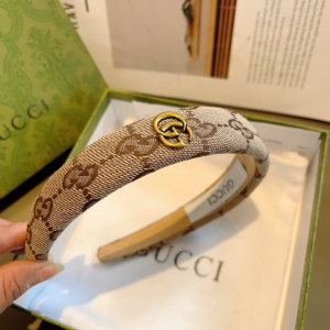 Gucci Beige GG Canvas Headband