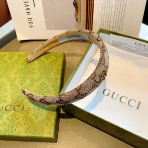 Gucci Beige GG Canvas Headband