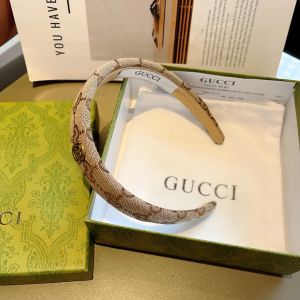 Gucci Beige GG Canvas Headband