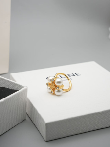 Celine Triomphe Pearl Les Perles Rings