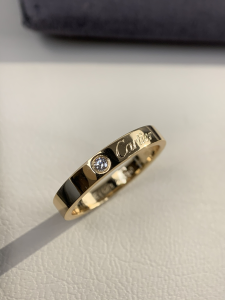 Cartier Engraved Diamond Rings