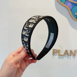 Dior Black Dior Oblique Jacquard Headband