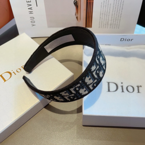 Dior Black Dior Oblique Jacquard Headband