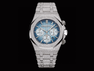 Audemars Piguet Royal Oak Chronograph Frosted Watch White Gold Audemars Piguet Royal Oak Chronograph Frosted Watch White Gold