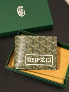 Goyard Saint Victoire Card Wallet Khaki Green Goyard Saint Victoire Card Wallet Khaki Green