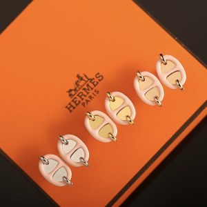 Hermes Mini Maillon Earrings