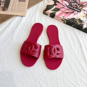 Dolce Gabbana Rubber Beachwear Bianca DG Interlock Flat Slides Sandals Red Dolce Gabbana Rubber Beachwear Bianca DG Interlock Flat Slides Sandals Red