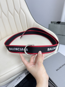 Balenciaga Mens Jacquard Logo D Ring Belt 40MM Balenciaga Mens Jacquard Logo D Ring Belt 40MM