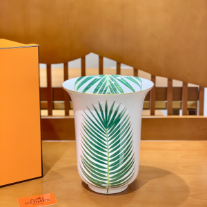 Hermes Passifolia Screen Printed Vase Hermes Passifolia Screen Printed Vase