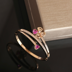 Bvlgari Bulgari Rose Gold Fiorever Bangle Bracelets Pink Bvlgari Bulgari Rose Gold Fiorever Bangle Bracelets Pink