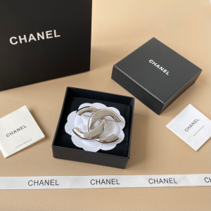 Chanel CC Logo Brooch