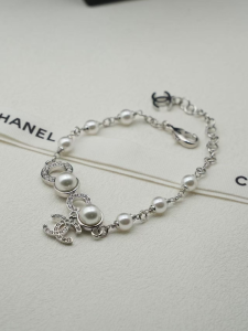 Chanel Crystal CC Coco Pearls Bracelets