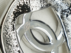 Chanel Crystal CC Logo Brooch