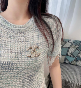 Chanel Strass CC Star Brooch