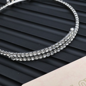 Miu Miu Crystal Logo Choker Necklace