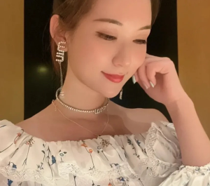 Miu Miu Crystal Logo Choker Necklace