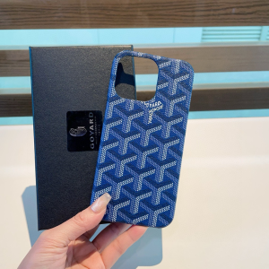 Goyard iPhone Case iPhone Holder Blue