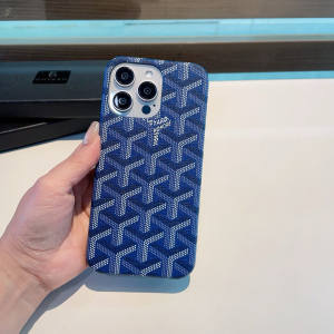 Goyard iPhone Case iPhone Holder Blue