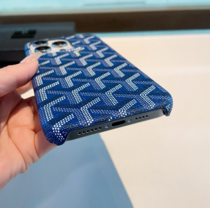 Goyard iPhone Case iPhone Holder Blue
