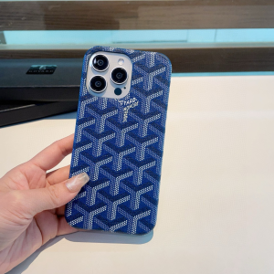 Goyard iPhone Case iPhone Holder Blue
