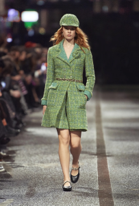 Chanel Leather and Chain Belt Black